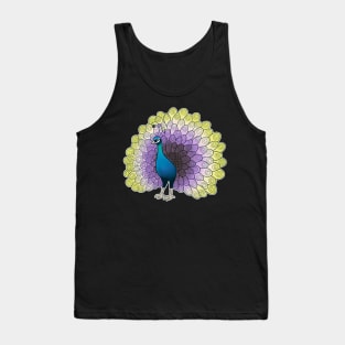 Non-Binary Pride Peacock Tank Top